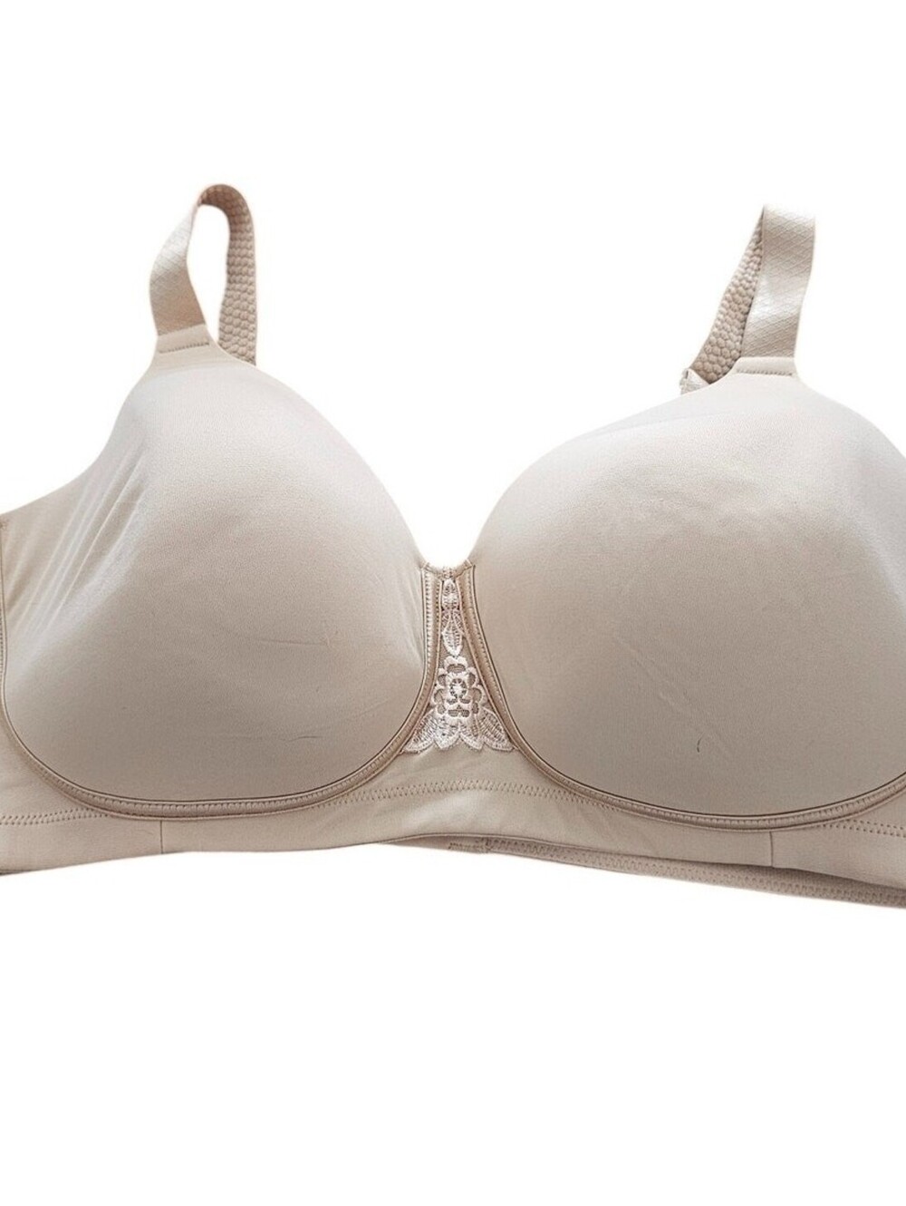 Vanity Fair Womens Sz 40DD Classic Full Coverage T Shirt Bra Light Beige